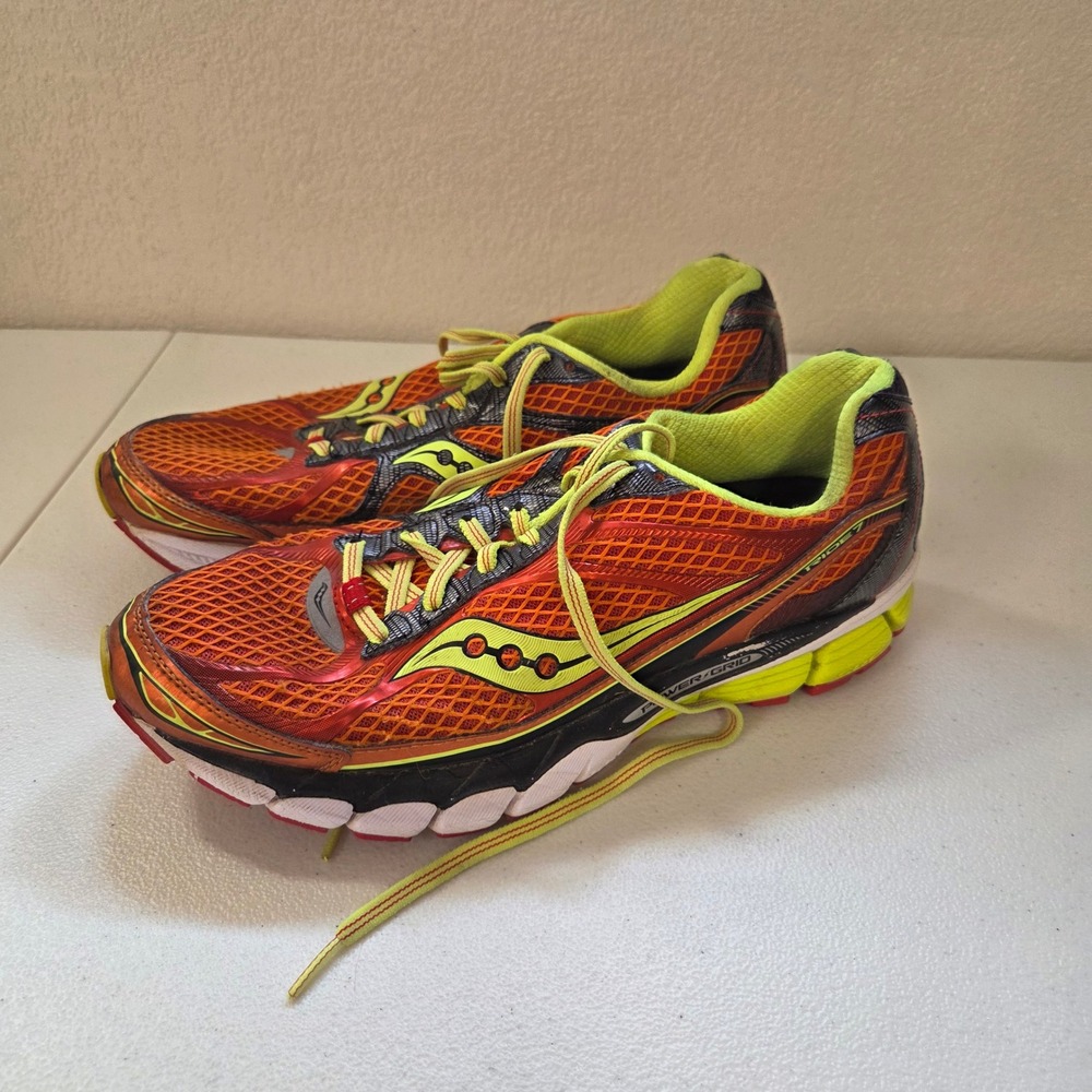 Saucony‎ Kinvara 9 Orange Yellow Men's Running Shoes Sneakers Size 9.5
